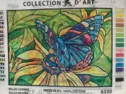 Printed needlepoint Tapestry 30x40 Canvas Only Rto Butterfly