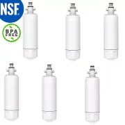 6x Fridge Water Filter LT700P For LG GR-L730SL GR-D907SL GR-D730SL GF-SL730SL