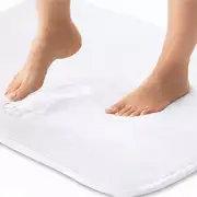 Thick Memory Foam Bath Rugs, Soft Absorbent Velvet Bathroom Mats, Durable Dot...