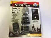 Swiss+Tech Portable LED Light Pod System, 3 Light Pack with Remote LPCSBK-3