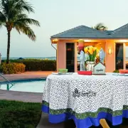 Floral Vine Tablecloth Round Table Linen