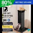 BEASTIE Cat Tree Scratcher Tower Scratching Post Condo House Furniture Wood 92cm