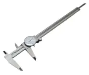 12'' Dial Caliper Stainless Steel .001'' Calipers Ruler Shockproof no case