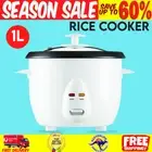 Portable Rice Cooker 1L Mini Small Cooker 5 Cups For 1-2 Person with Cup + Spoon