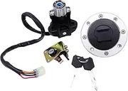 Ignition Lock Switch for Suzuki for Tl1000R 1998 1999 2000 2001 2002 2003 Motorcycle Ignition Switch Cap Key Lock Set Motorcycle Accessories Cover