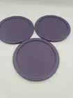 3 Purple Replacement Lids for Pyrex 4 Cup Storage 6" Bowl Round Top Cover Lid