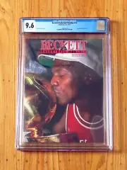 Michael Jordan Beckett Basketball Monthly Magazine Olympics 9/91 #14 CGC 9.6