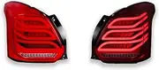 Car Lights, Compatible For Suzuki Swift 2017-2023 Taillight LED Projetor Tail Lamp Daytime Running Light Automotive Accessories(Black)
