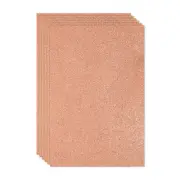 6Pcs 2mm(1/10") Glitter Foam Sheet Light Yellow Non Adhesive, 16x24inch(40x60cm)
