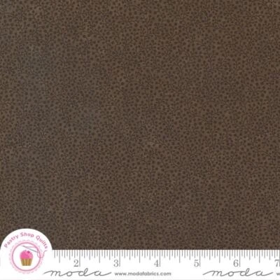 Moda FLUTTERING LEAVES 9737 18 Brown Bark KANSAS TROUBLES Quilt Fabric
