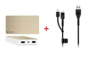 Mophie Powerstation XL 10,000mAh portable battery Power + Pro Switch-tip Cable