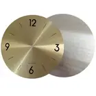 Clock Dial Face Clock Quartz Wall Clocks Gold Home Decoration 1pc Arabic Numeral
