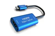 HDMI to USB-C Type-C Video Capture Card 4K/1080P 60fps Portable Video Converter for Game Streaming Live Broadcasts Video Recording
