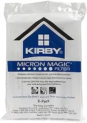 Kirby 204811G Paper Bag, Allergen Cloth Universal Collar 6 Pk