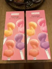 Zoku Two (2) Boxes (makes 8 Pops) Flamingo Ice Pop Molds New In Boxes
