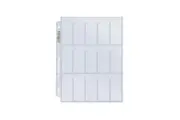 10 x Ultra Pro 3 Hole 15 Pocket Platinum Tobacco Cigarette Cards Sleeves Pages
