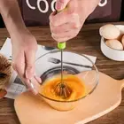Push Foam Spin Kitchen Tools Egg Whisk Cake Baking Accessories Egg Beater