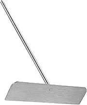 Metal Spatula Stainless Steel Scraper - Sturdy Safe Crepe Spreader Tool - Detachable Grip Stainless Steel Scraper Pancake Flipper for Efficient Precise Cooking
