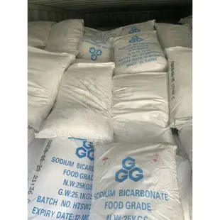 食品級小蘇打粉25公斤 、小蘇打、碳酸氫鈉、sodium bicarbonate、蘇打粉、重曹、焙用鹼、小蘇打粉