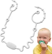 Toddler Toy Straps | Adjustable Silicone Leash for High Chair - Straps Clips for Rocking Chair, Teether, Car Seat - Pochy