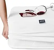 Certified Pure Cotton Surface | Fitted King Size Mattress Protector | A+ Quality Waterproof Mattress Protector Kingsize Bed | Silent & Invisible Terry Cotton Mattress Protector +30cm Deep