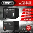 Giantz Step Down Transformer 240V-110V Stepdown Voltage Converter Travel AU-US