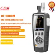 CEM DT-9880M 4 in1 Particle Counter LCD Display Camera Function PM2.5 PM10