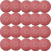 225mm Sanding Discs, Sanding Pads Diameter 225mm | Grit 5X P40 / 60/100/120/180/240 | 8 Holes in red | Sandpaper for Drywall Sander (30PCS)