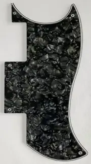 Guitar Parts Guitar Pickguard For Epiphone SG Special Style,4 Ply Black Pearl