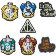 CROCS Harry Potter Jibbitz™ Charms, 7 Types, Gryffindor/Slytherin/Hufflepuff