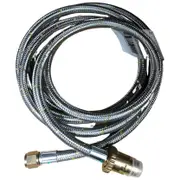 10mm SS Gas Hose 3/8 SAE FF x Male Bayonet 3000mm