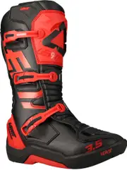 Leatt 3.5 Motocross Boots, black-red, Size 42 for Men Black Red