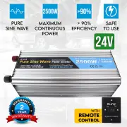 Elinz Pure Sine Wave Power Inverter 2500W/5000W 24V-240V AUS Plug Remote Control