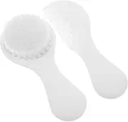 Vaguelly Soft Bristles Baby Hair Brush Set Baby Comb Newborn Scalp Massage Gentle Grooming for Cradle Cap