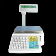 Supermarket Fresh Label Printing Price Computing Thermal Scale Printer Retail