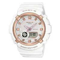 在飛比找PChome24h購物優惠-【CASIO】卡西歐 Baby-G 休閒金屬元素 BGA-2