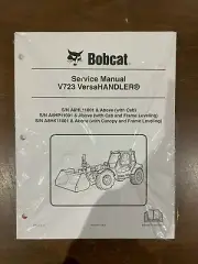 Bobcat V723 Telehandler Service Manual Shop Repair Book 2 Part Number # 6986675