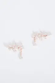 Ally Earrings in Rose Gold one size