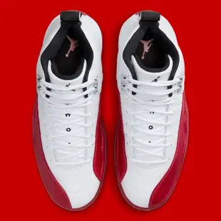 【NIKE 耐吉】休閒鞋 Air Jordan 12 Retro Cherry 2023 GS 櫻桃 紅白 大童 女鞋 153265-116