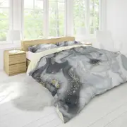 3D Cold-tones marbled Quilt Cover Set Bedding Set Pillowcases