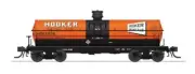 Broadway Limited HO ACF 6K Gallon Tank Car Set Hooker HOKX 7676