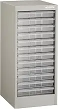 Nakabayashi AF-12N Avante V2 Floor Case, A4 Document Storage, 12 Tiers, Gray