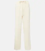 [Asceno] Asceno Aurelia crêpe straight pants AU 14 white