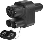 Connector Electric Vehicle Charger Socket CCS2 to for Tesla EV Charger Adapter DC 400A 1000V Electric Vehicle DC Charging Station AC Type2 to for Tesla 32A 250V for Model Y