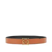 [LOEWE] LOEWE 'Anagram' reversible belt Woman 90 90 Brown