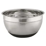 Avanti Stainless Steel 22cm Mixing Bowl Baking/Mixing Container Anti-Slip Silver