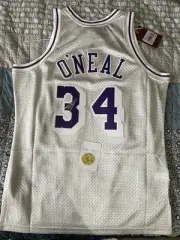Shaquille O'Neal (Shaq) Signed Lakers Mitchell & Ness Hardwood Classic Jersey