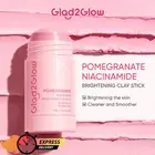 Glad2glow Pomegranate Niacinamide Clay Mask Stick brightening booster Clay Stick