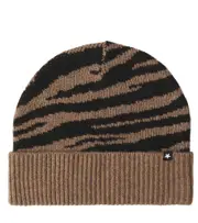 [Molo] Molo Kipp zebra-print wool-blend beanie Y 5 brown