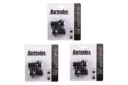 3x 2pc Bartender Sure-Seal Wine Saver Bottle Stoppers Resealer/Saver Cap Set